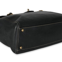 Vintage Black Caviar Chain CC Flap Shoulder Bag