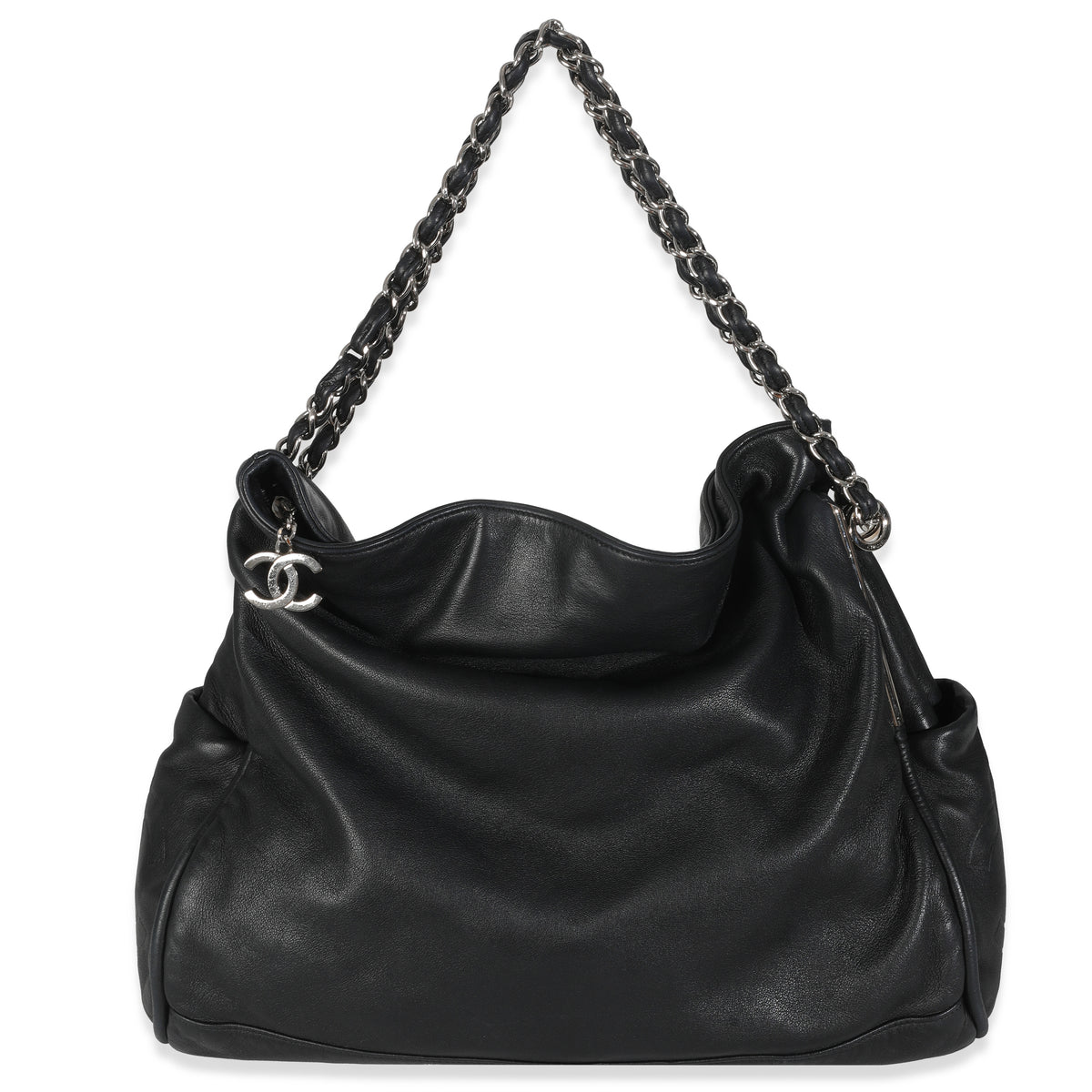 Vintage Black Lambskin Medium Ultimate Soft Hobo