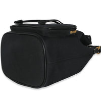 Prada Black Jacquard Logo Bucket Bag Handbag clasp