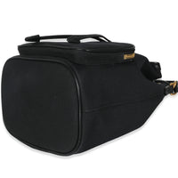 Black Jacquard Logo Bucket Bag