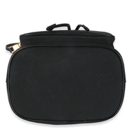 Black Jacquard Logo Bucket Bag