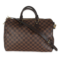 Damier Ebene Canvas Speedy Bandouliere 35
