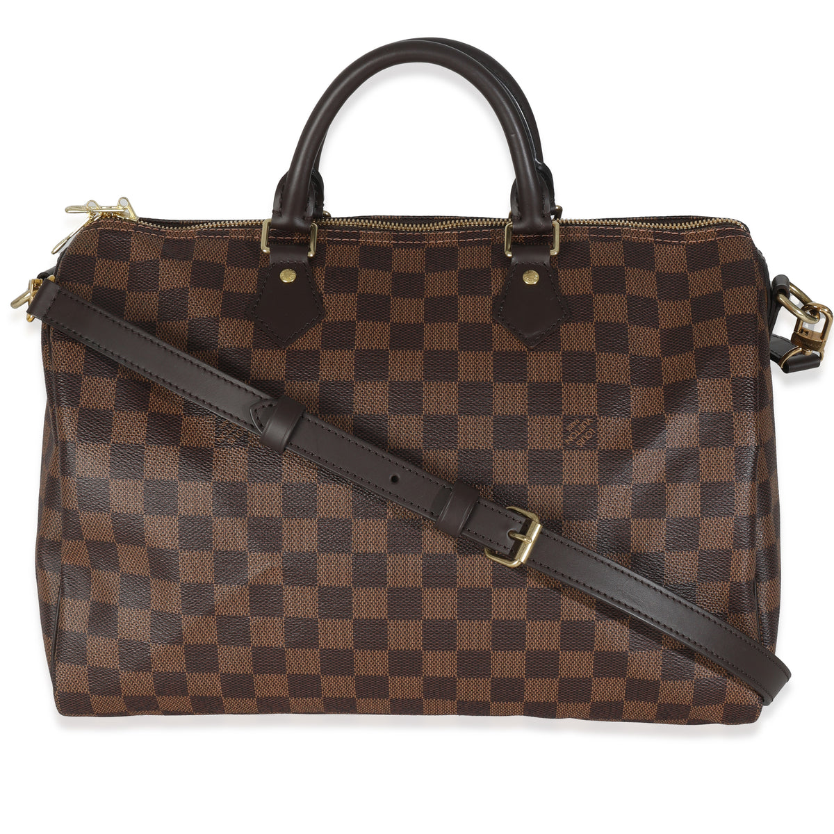 Damier Ebene Canvas Speedy Bandouliere 35