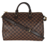 Damier Ebene Canvas Speedy Bandouliere 35