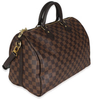 Damier Ebene Canvas Speedy Bandouliere 35