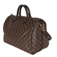 Damier Ebene Canvas Speedy Bandouliere 35