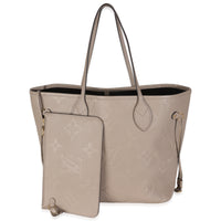 Tourterelle Giant Monogram Empreinte Neverfull MM