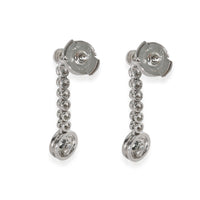 Diamond Circlet Drop Earrings