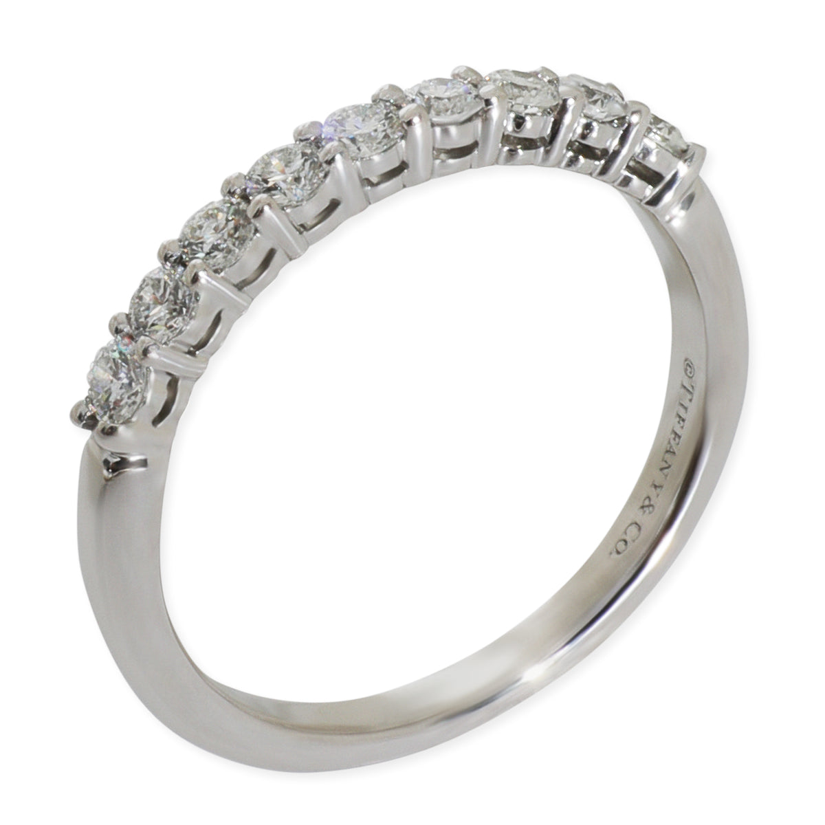 Platinum Diamond Tiffany Forever Band