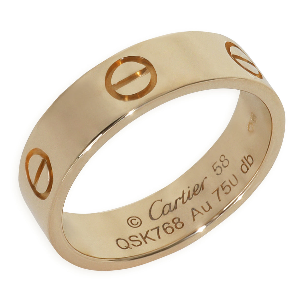 Yellow Gold  Love Ring