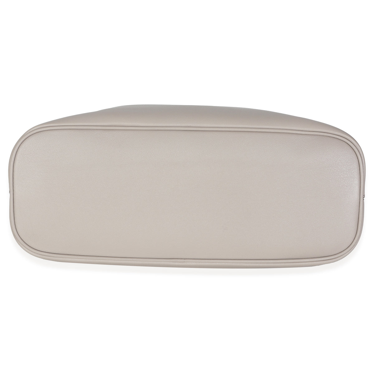 Grey Soft Grained Calfskin Vitello Medium Buckle Bag