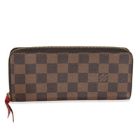 Damier Ebene Canvas Clemence Wallet