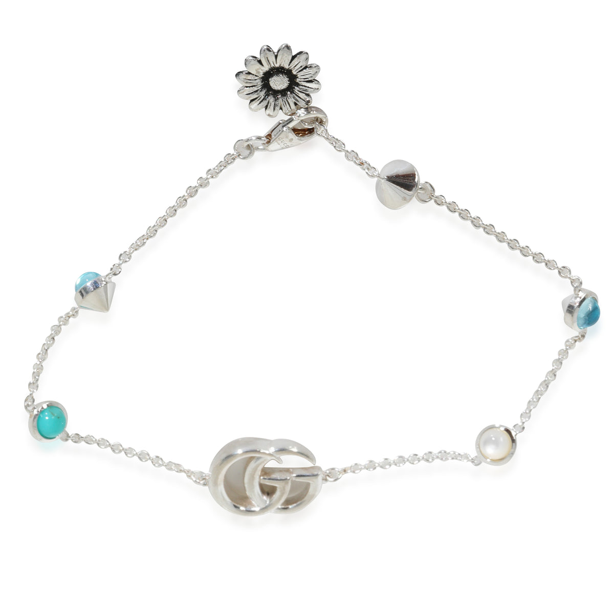 Sterling Silver  GG Marmont Bracelet