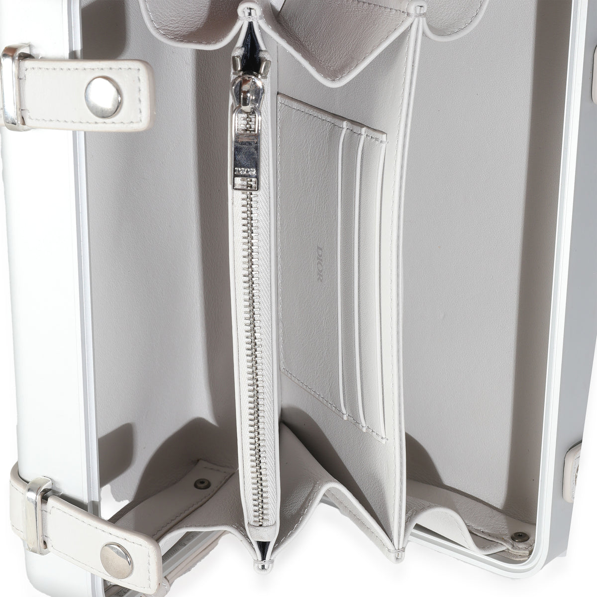 x RIMOWA Silver Aluminum Personal Clutch On Strap