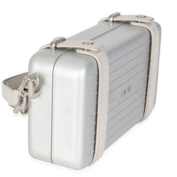 x RIMOWA Silver Aluminum Personal Clutch On Strap