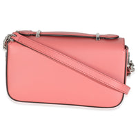 Gucci Pink Senna Calfskin Petite GG Top Handle Shoulder Bag Handbag bv