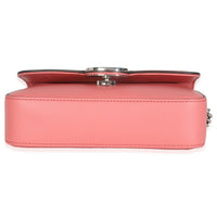 Gucci Pink Senna Calfskin Petite GG Top Handle Shoulder Bag Handbag stamp