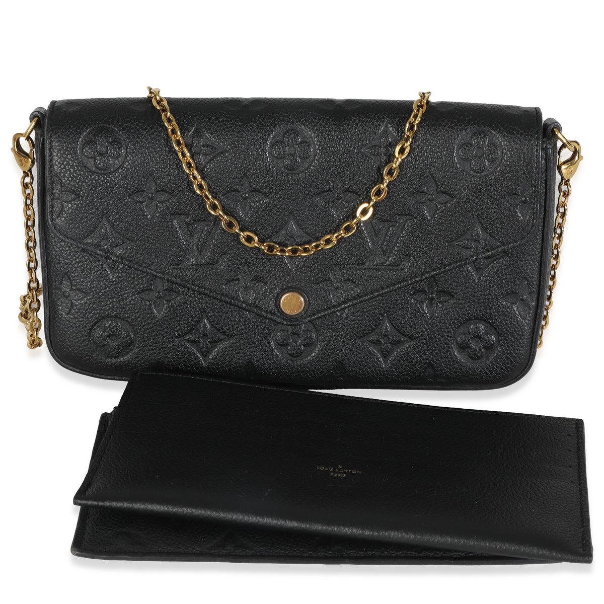Black Monogram Empreinte Felicie Pochette