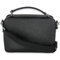 Prada Black Saffiano Medium Brique Crossbody Bag Handbag bv