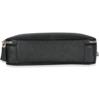 Black Saffiano Medium Brique Crossbody Bag