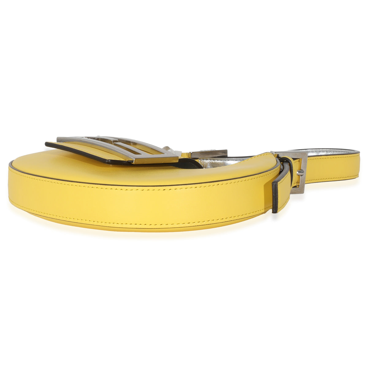 Yellow Calfskin Mini Cookie Hobo