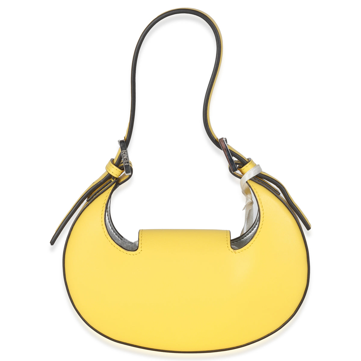 Yellow Calfskin Mini Cookie Hobo