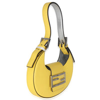 Yellow Calfskin Mini Cookie Hobo