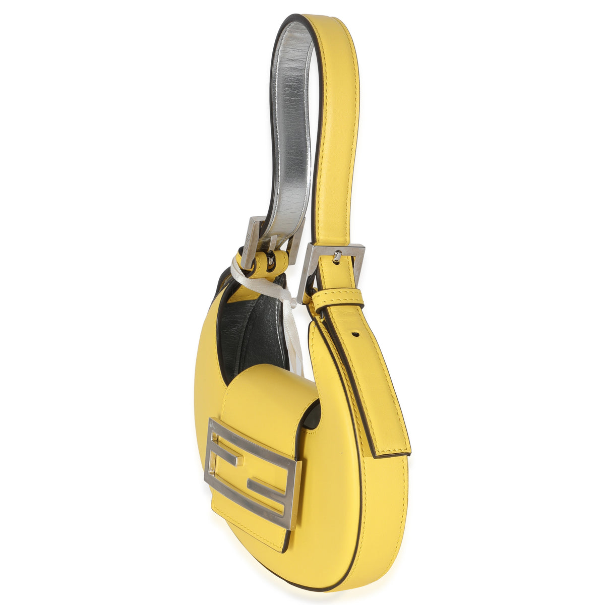 Yellow Calfskin Mini Cookie Hobo