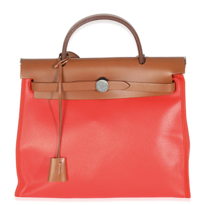 Capucine Fauve Toile H Berline Vache Hunter Herbag Zip 31 PM PHW