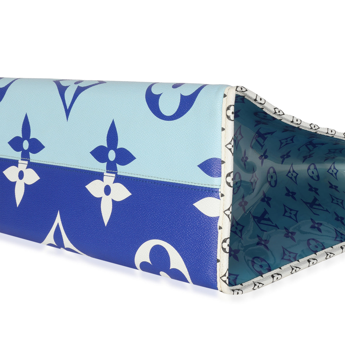 Blue Monogram Giant Canvas Queenstown Onthego GM