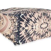 Multicolor Canvas Embroidered Tie Dye Large Book Tote