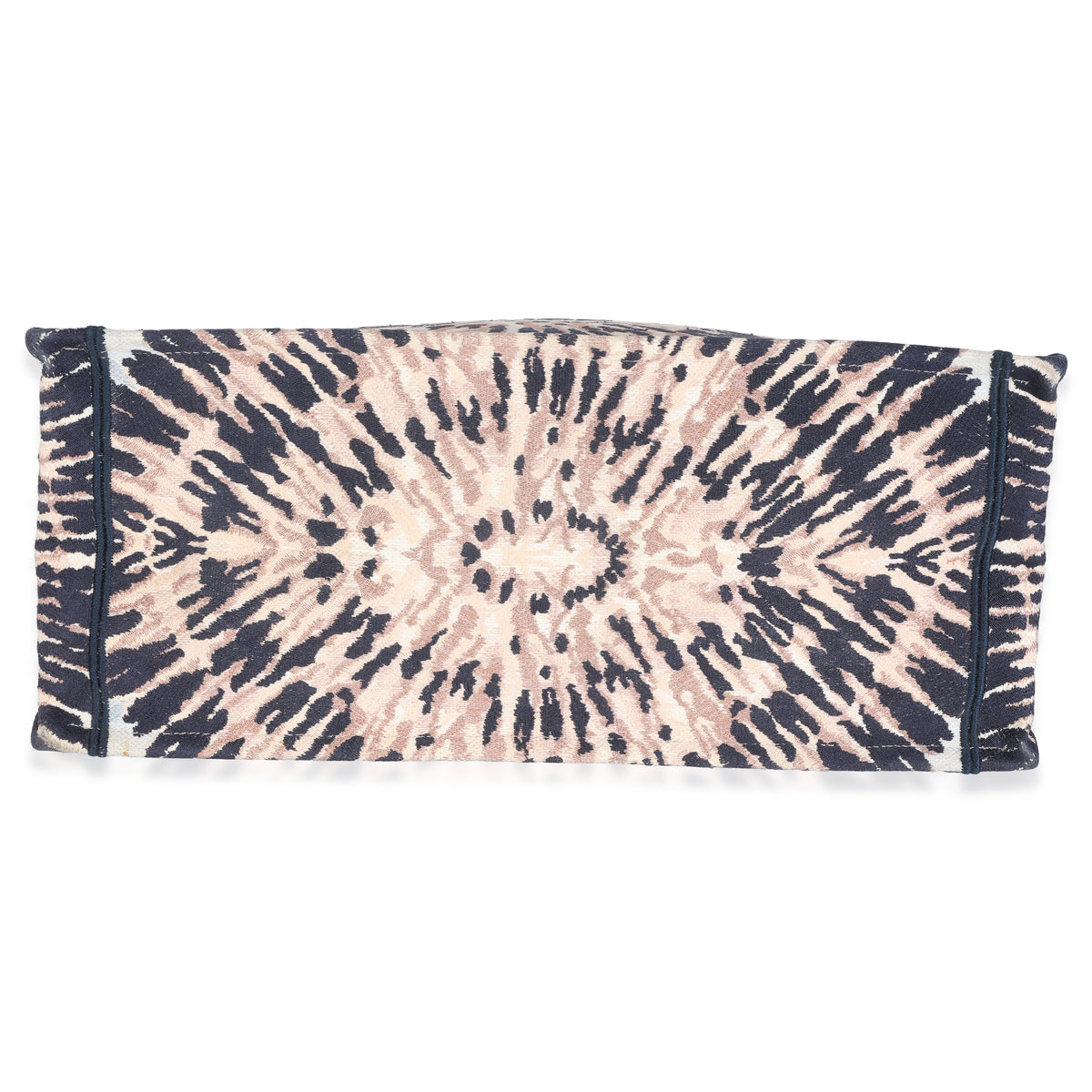 Multicolor Canvas Embroidered Tie Dye Large Book Tote