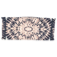 Multicolor Canvas Embroidered Tie Dye Large Book Tote