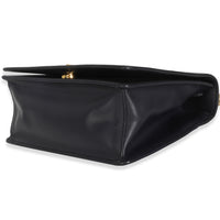 Black Saffiano Chain Shoulder Bag