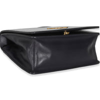 Black Saffiano Chain Shoulder Bag