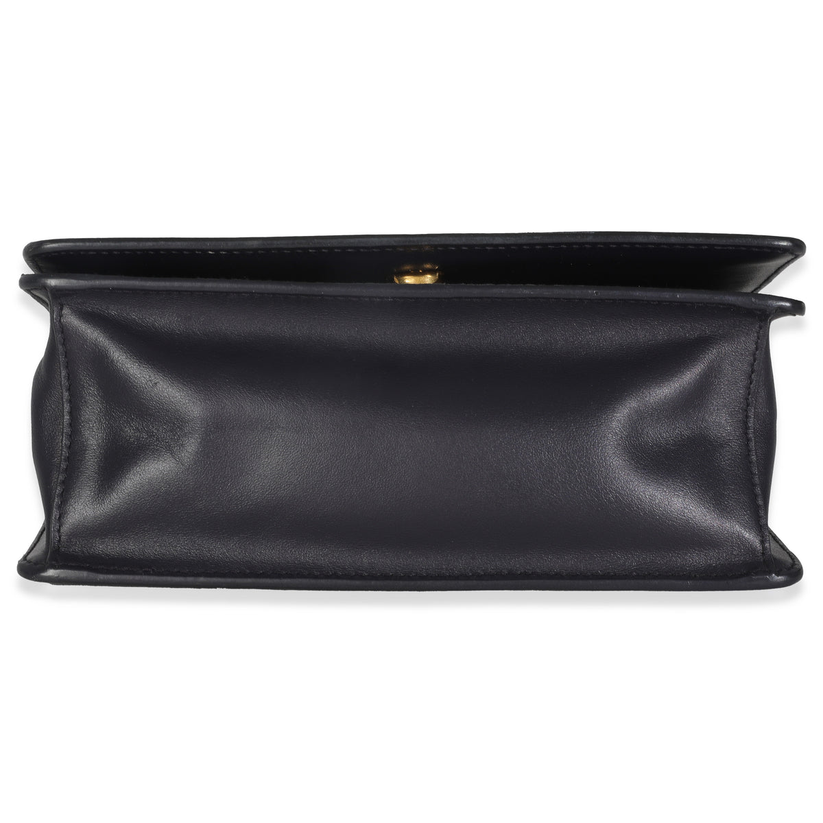 Black Saffiano Chain Shoulder Bag