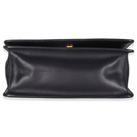 Black Saffiano Chain Shoulder Bag