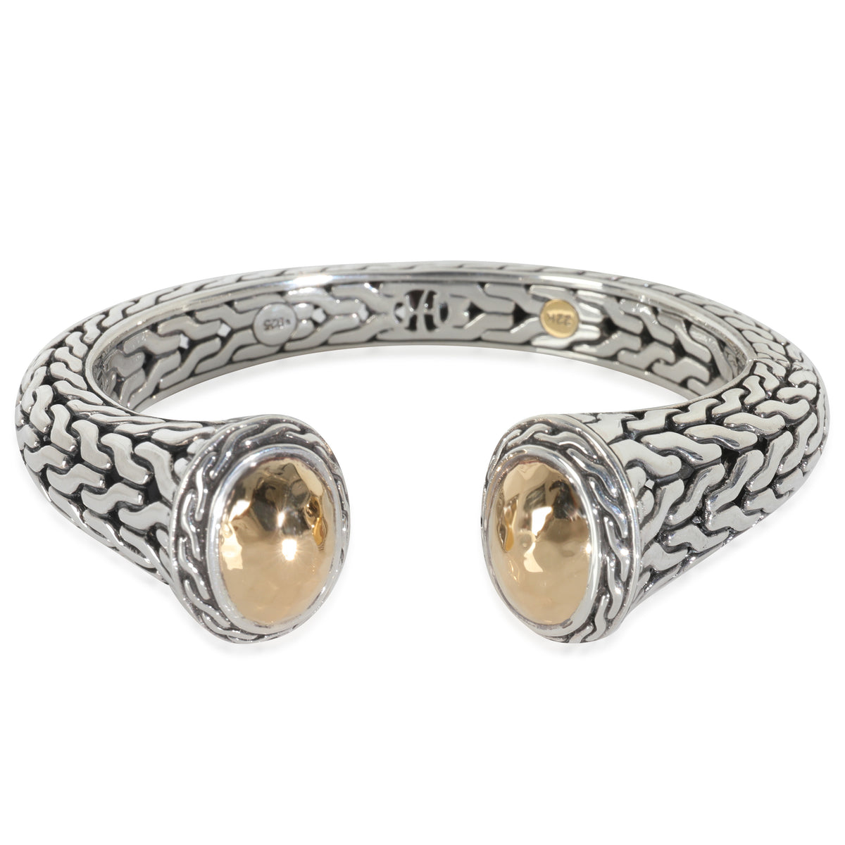 Yellow Gold & Sterling Silver  Palu Kick Cuff Bracelet