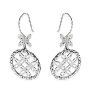 Sterling Silver  Kawung Earrings