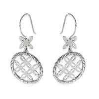 Sterling Silver  Kawung Earrings