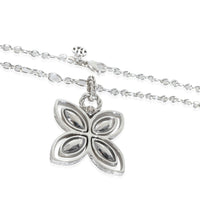 Sterling Silver  Kawung Flower Pendant