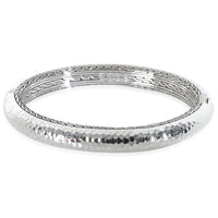 Sterling Silver  Hammered Bangle Bracelet