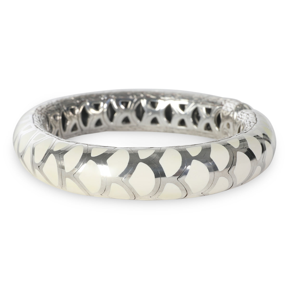Sterling Silver Legends Naga Enamel Bracelet