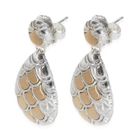 Yellow Gold & Sterling Silver  Legends Naga Earrings