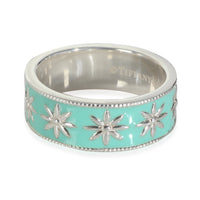 Sterling Silver  Enamel Daisy Ring