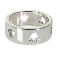 Sterling Silver  Tulip Cut Out Ring