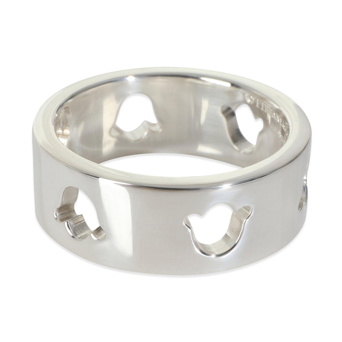 Sterling Silver  Tulip Cut Out Ring