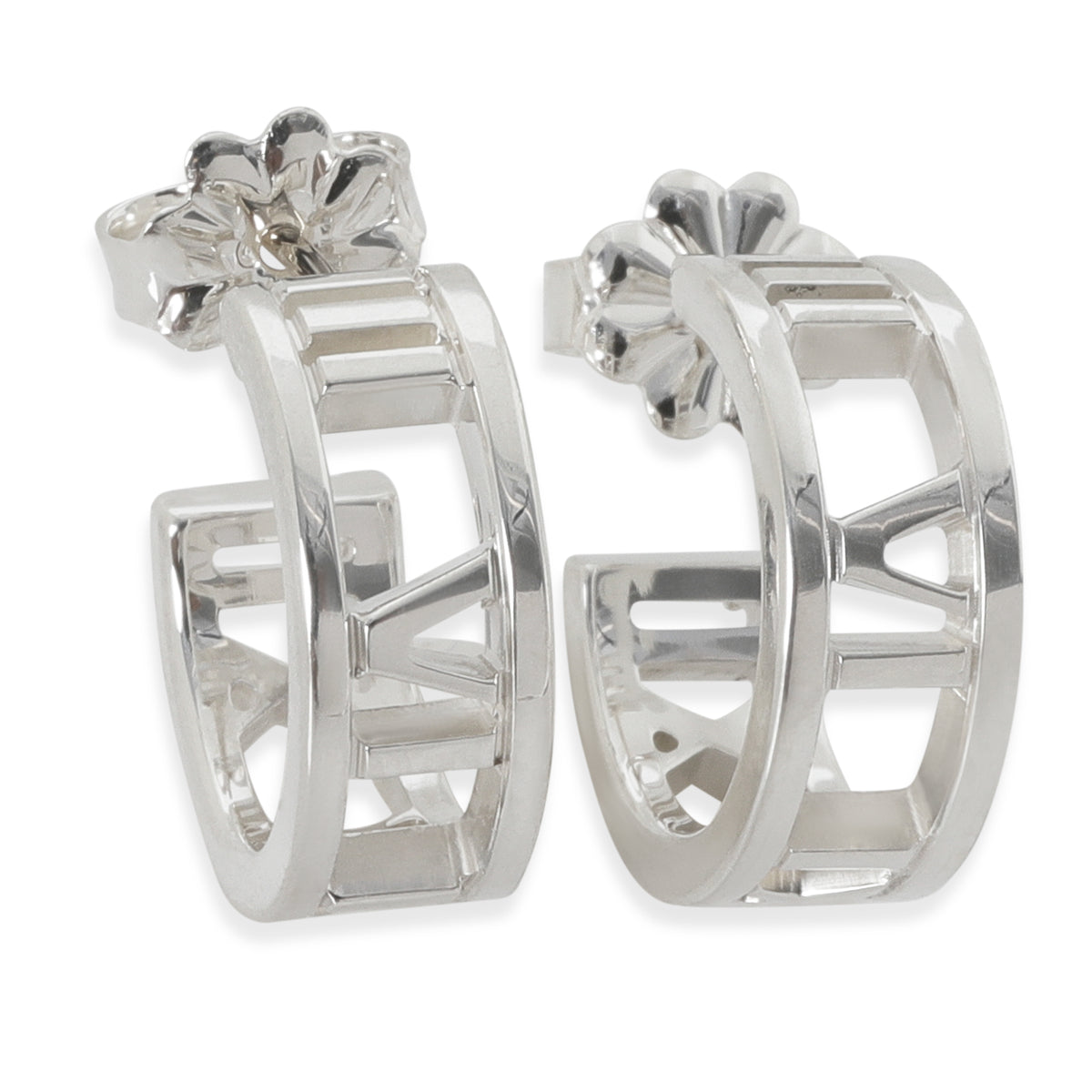Sterling Silver  Atlas Hoop Earrings