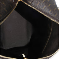 Monogram Canvas Tan Calfskin Classic Duffle Bag