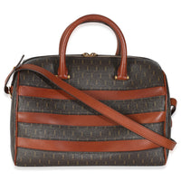 Monogram Canvas Tan Calfskin Classic Duffle Bag